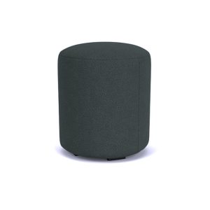 Dark green upholstered ottoman stool furniture