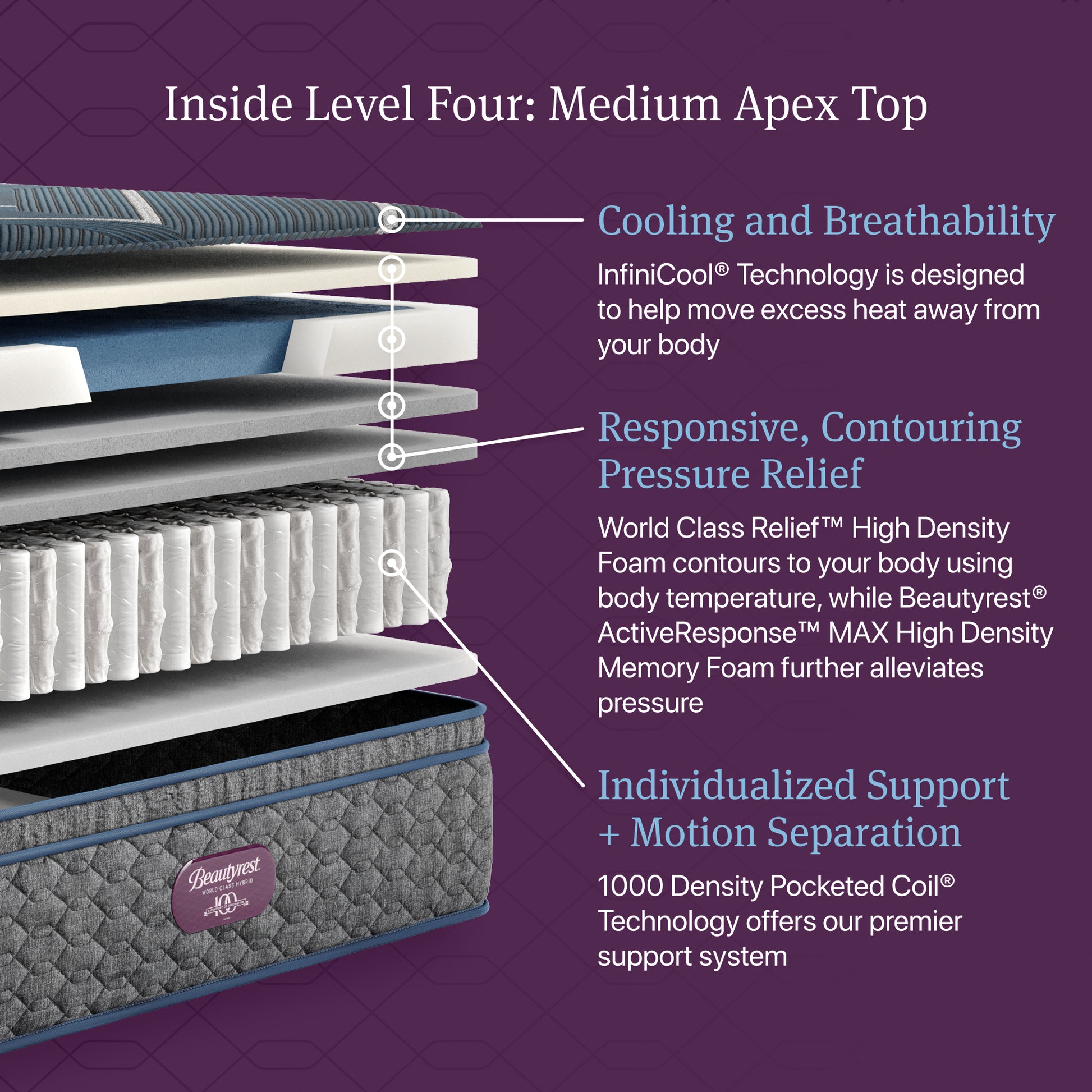 Inside Level Four: Medium Apex Top diagram