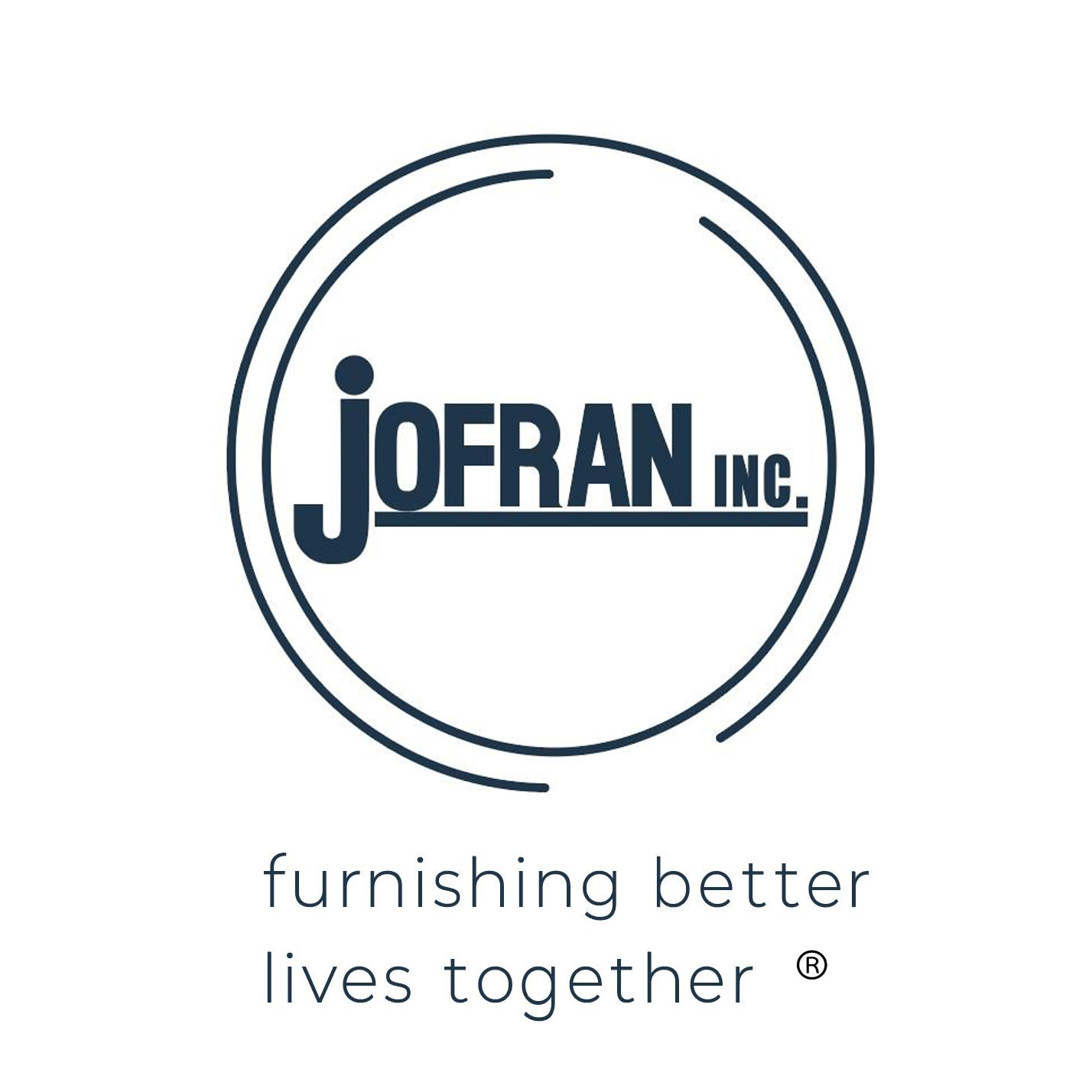 Jofran Inc. logo with slogan.