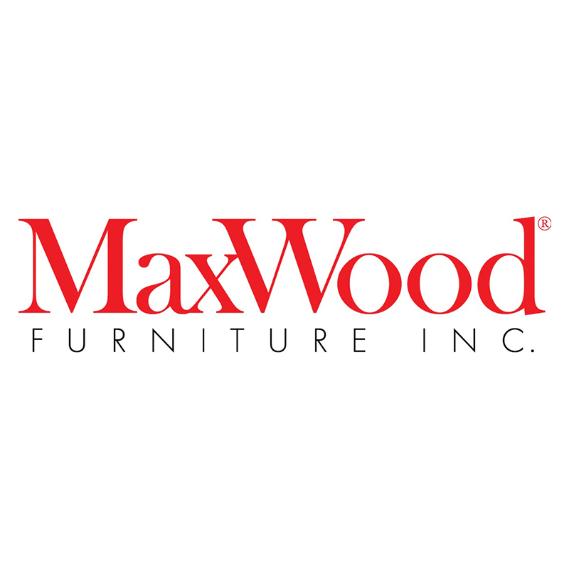 MaxWood Furniture Inc. logo in red text